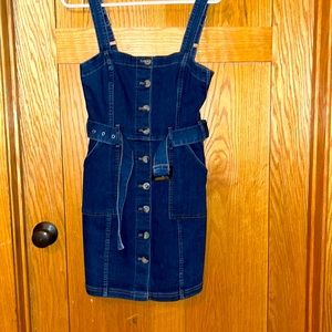 H & M denim dress jumper. XS NWT :)